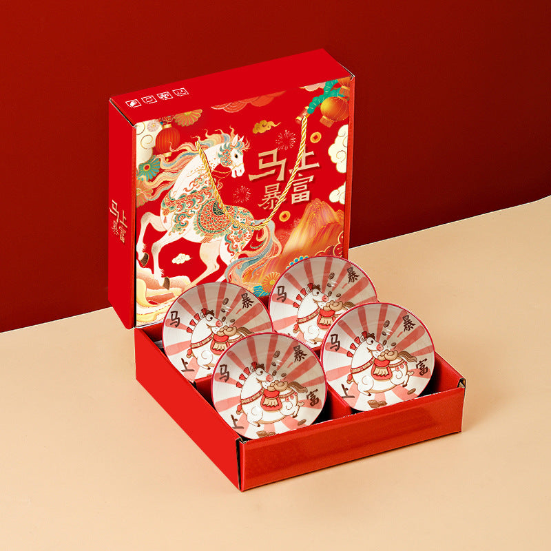 Ceramic Bowl Set Gift Box