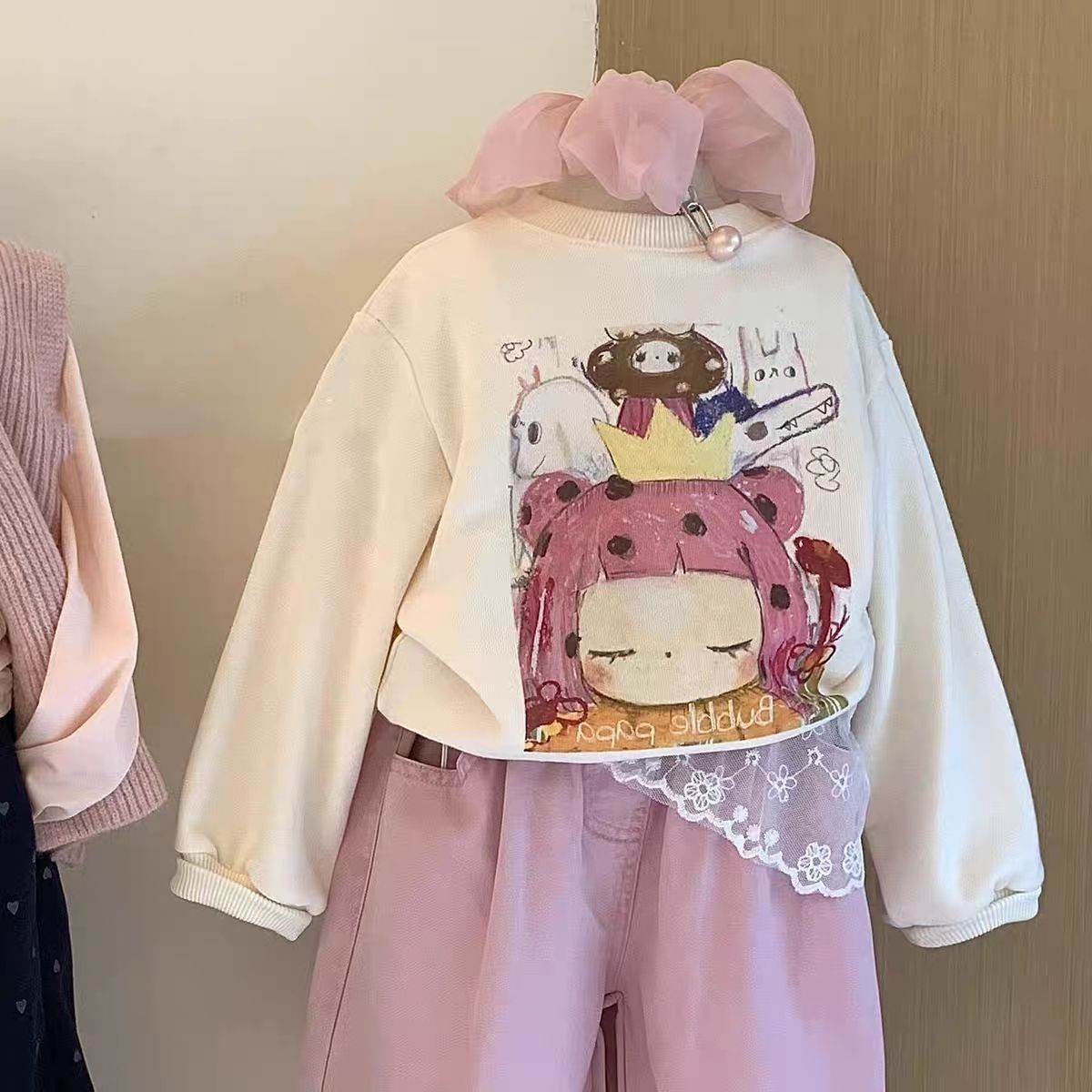 P children's long-sleeved trousers set