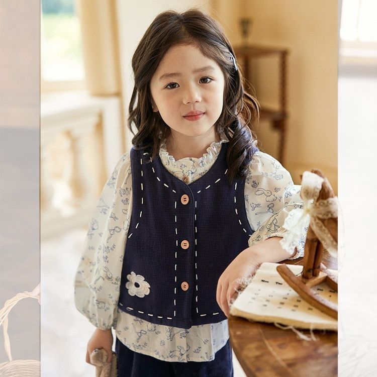 P children's long-sleeved set