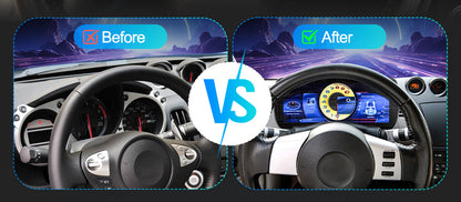 Suitable for Nissan350Z 03-09LCD Dashboard12.3Inch LCD Display Cockpit Upgrade