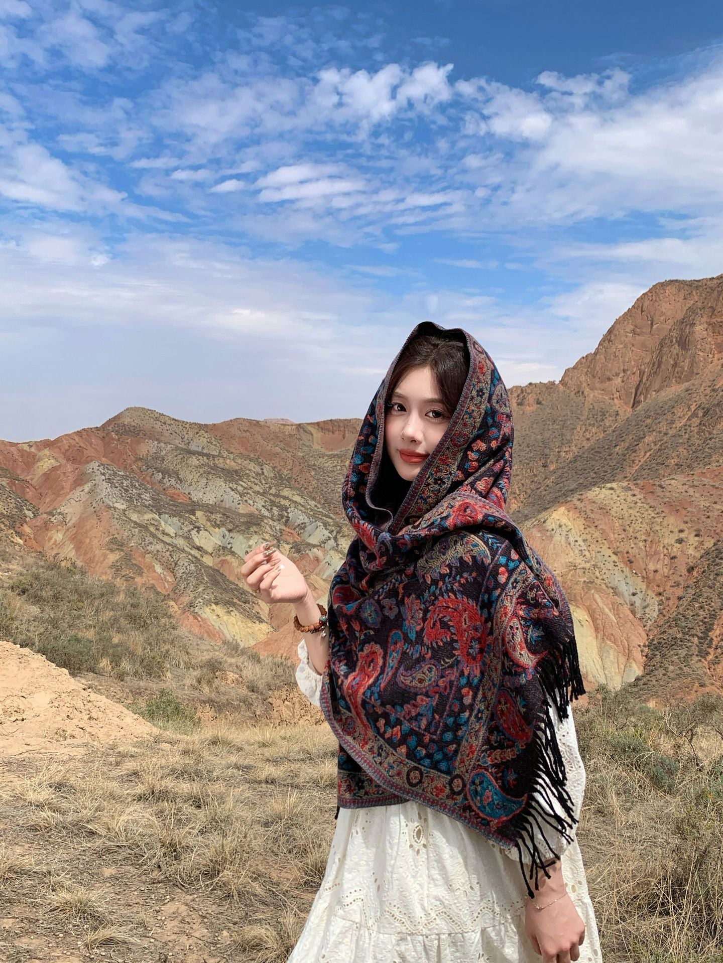 Autumn and Winter Scarf Shawl