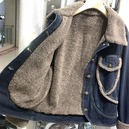 P denim jacket top