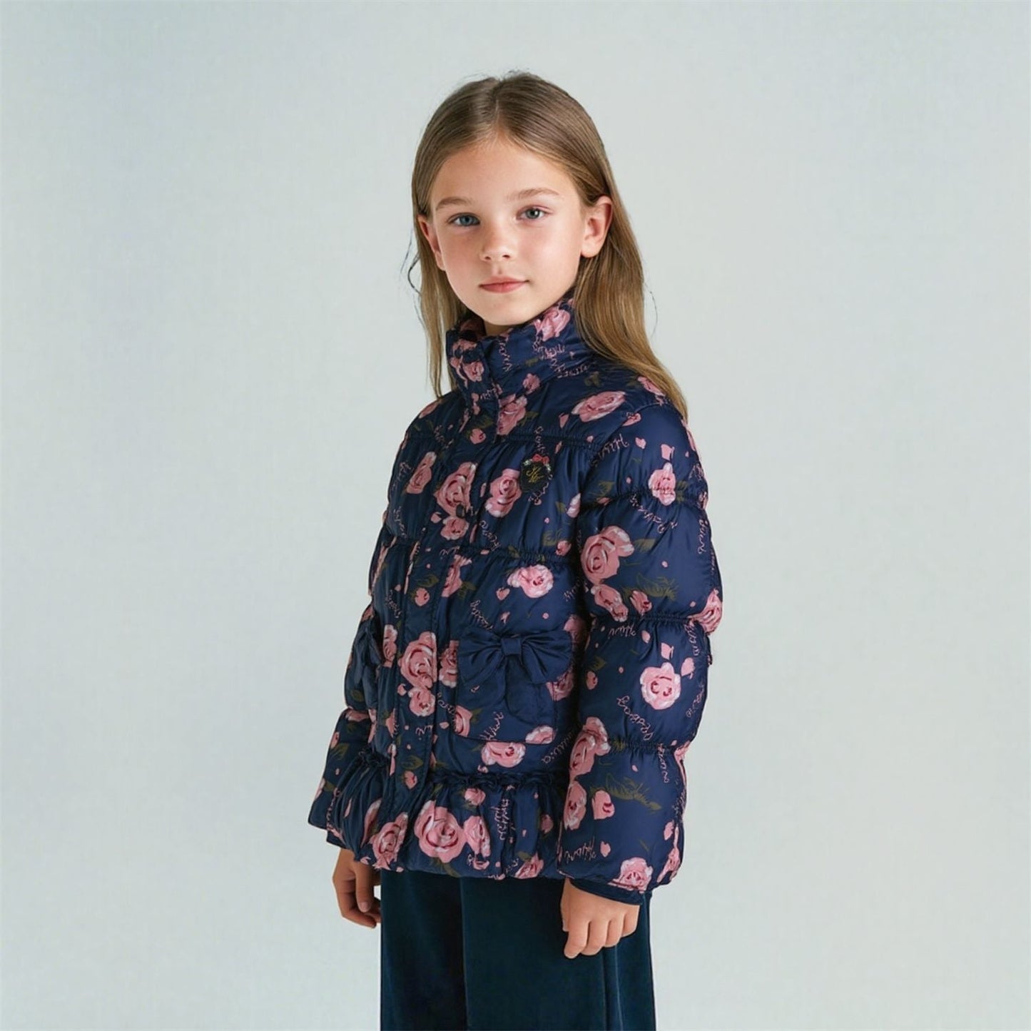 P cotton-padded clothes thickened warm middle-aged children's cotton-padded clothes girls' student jackets cotton-padded jackets