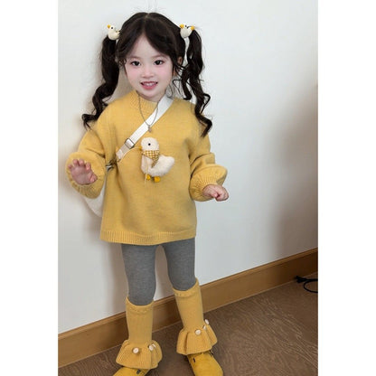 P children's knitting set