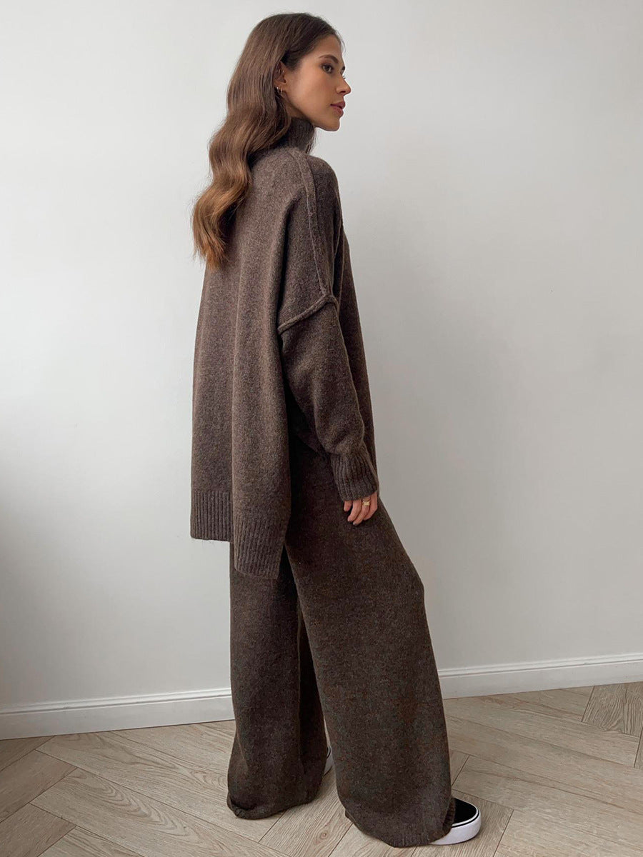 Knitted Long Pants Set