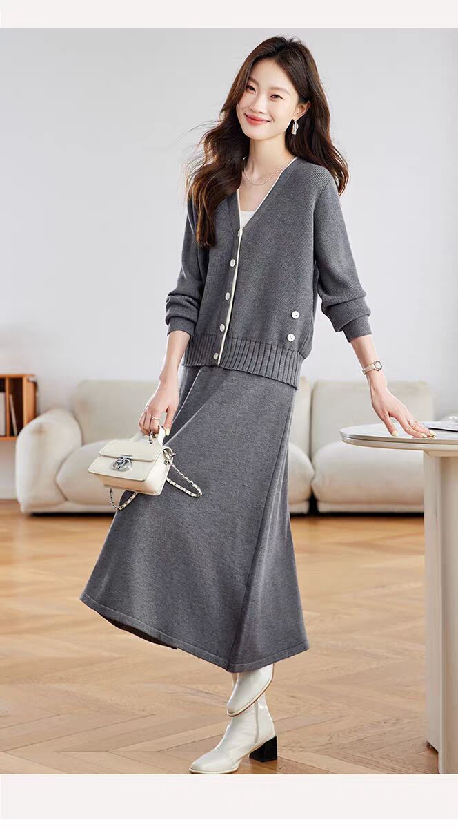 Knitted Two-Piece Set