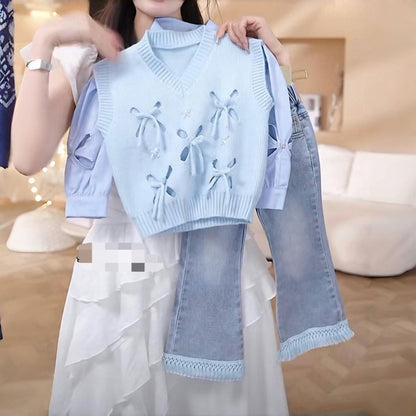 P Children's Shirt Jeans Set