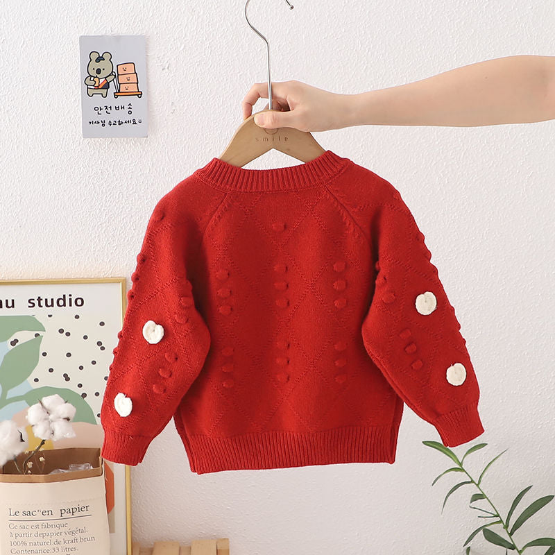 P Children's Knitted Cardigan
