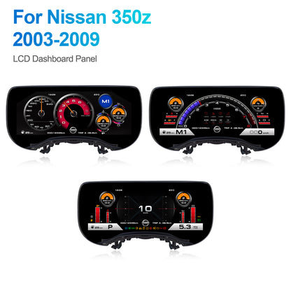 Suitable for Nissan350Z 03-09LCD Dashboard12.3Inch LCD Display Cockpit Upgrade