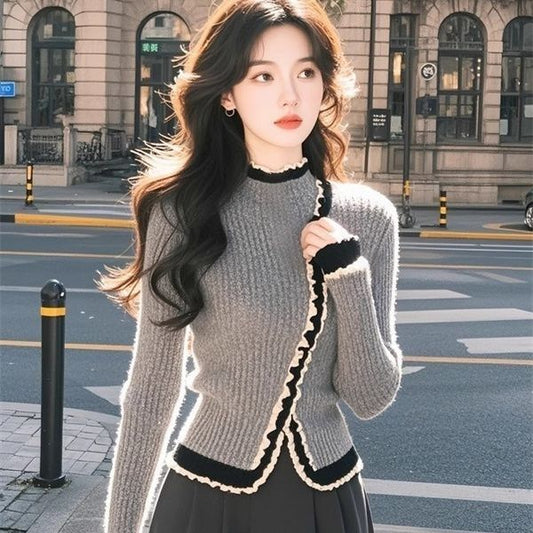 Knitted Long Sleeve Top