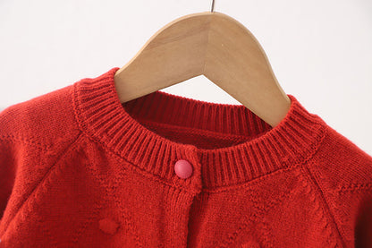 P Children's Knitted Cardigan