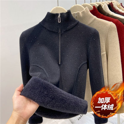 P Knitted sweater thermal top