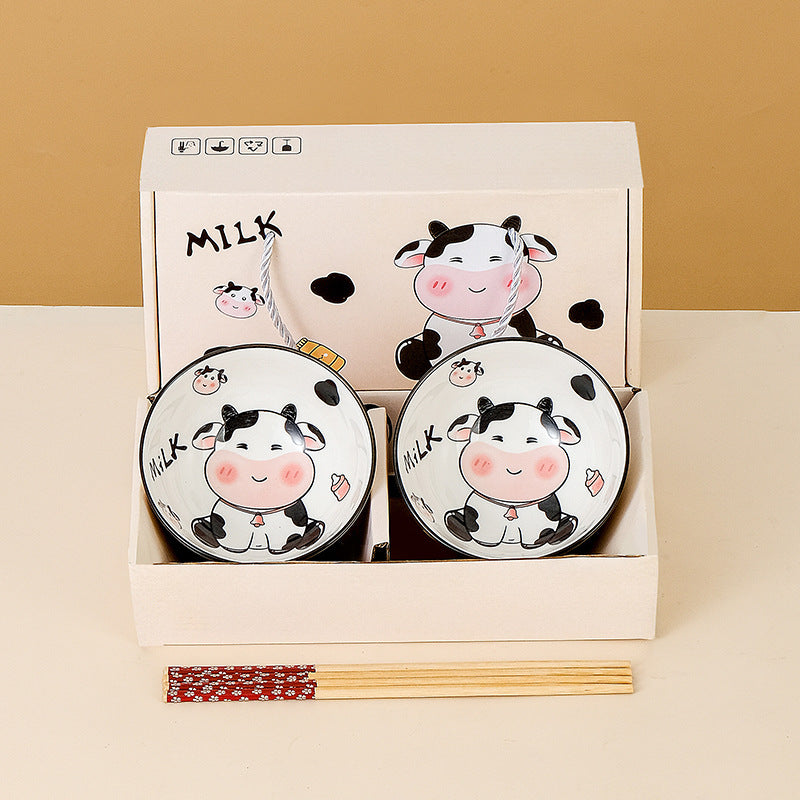 Ceramic Bowl Set Gift Box