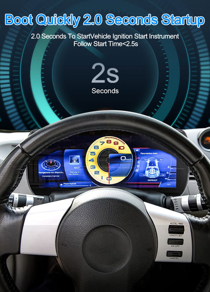 Suitable for Nissan350Z 03-09LCD Dashboard12.3Inch LCD Display Cockpit Upgrade