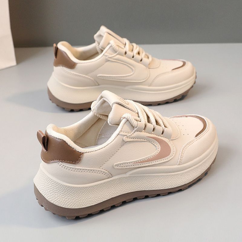 P new versatile retro niche muffin breathable thick sole lightweight non-slip dad shoes