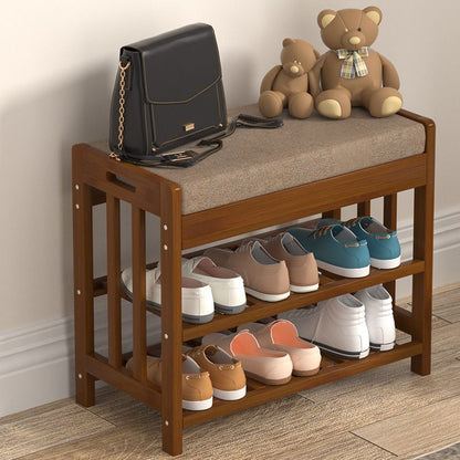 P shoe changing stool shoe cabinet