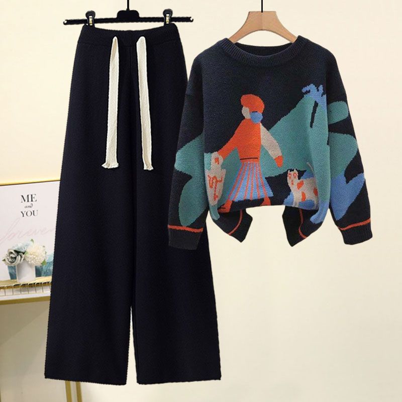 P Women's Knitted Suit