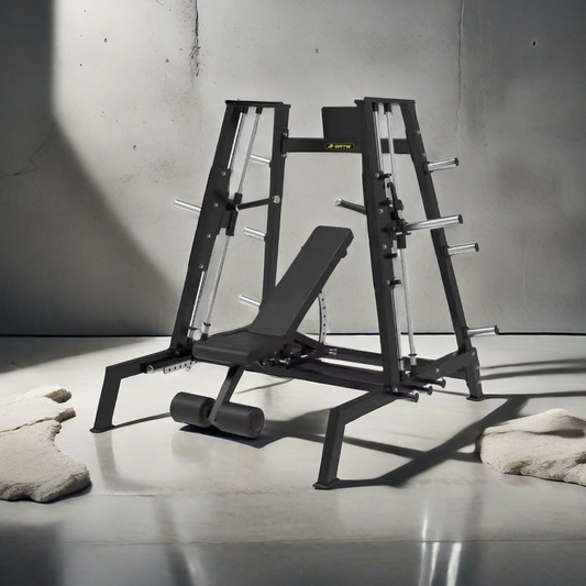 P tower type chest push and shoulder push training fitness equipment