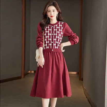 P autumn and winter dress