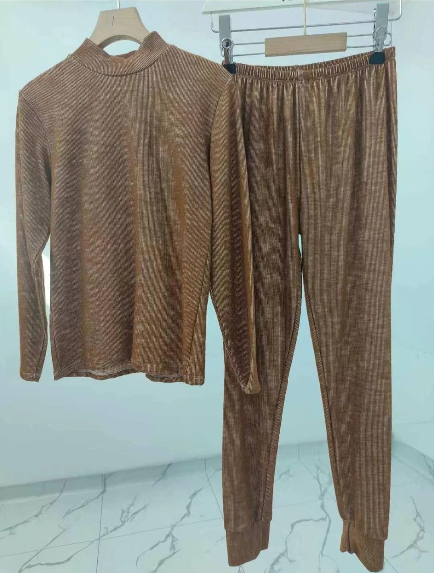 B2-m14 Women's 100% cotton thermal underwear set - Mixbatch