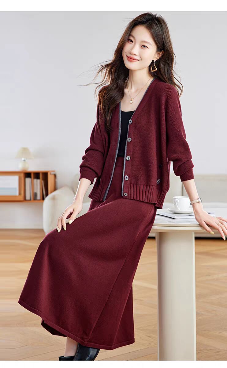 Knitted Two-Piece Set