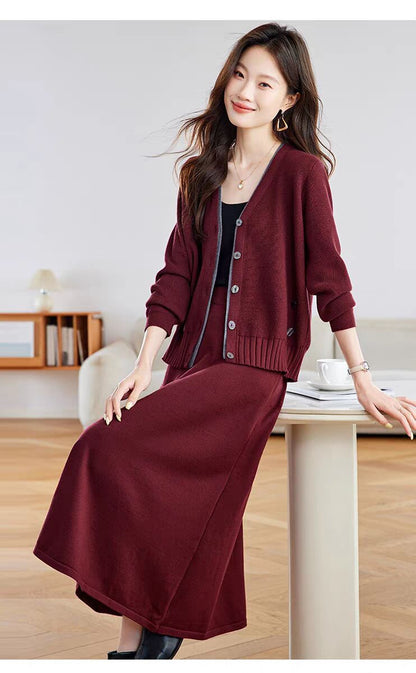 Knitted Two-Piece Set