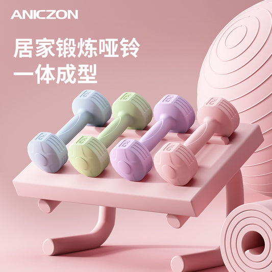 Women's Small Dumbbells for Beginners Home Arm Exercise Arm Muscle Dumbbells Yoga Sports Fitness Training Dumbbells1-5KG