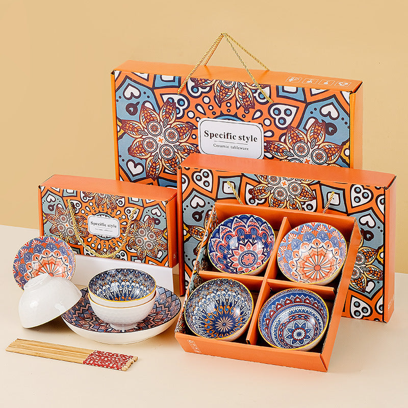 Ceramic Bowl Set Gift Box