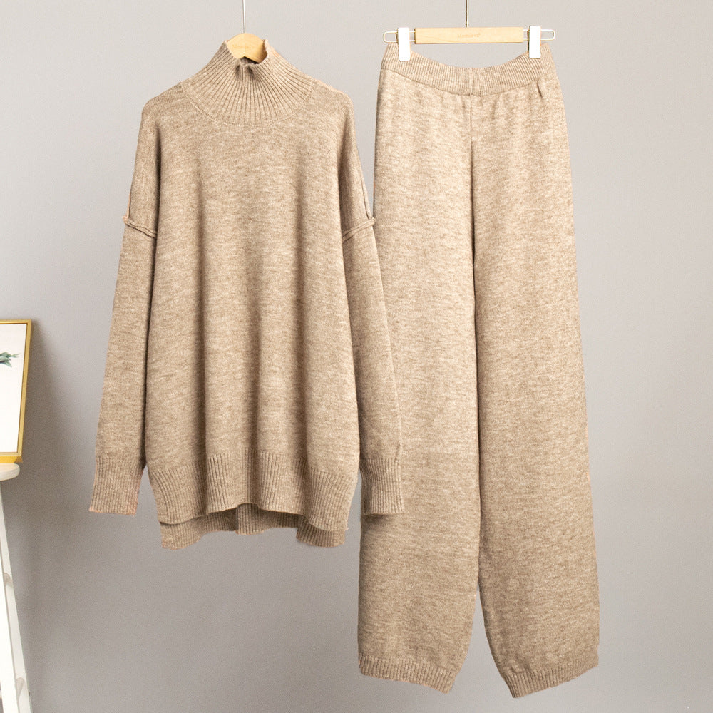Knitted Long Pants Set