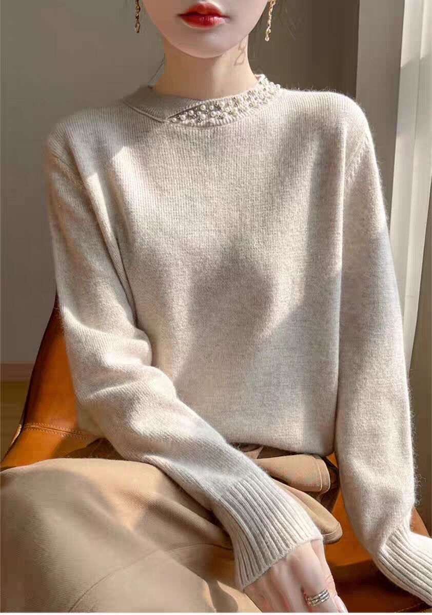 Knitted Long Sleeve Top