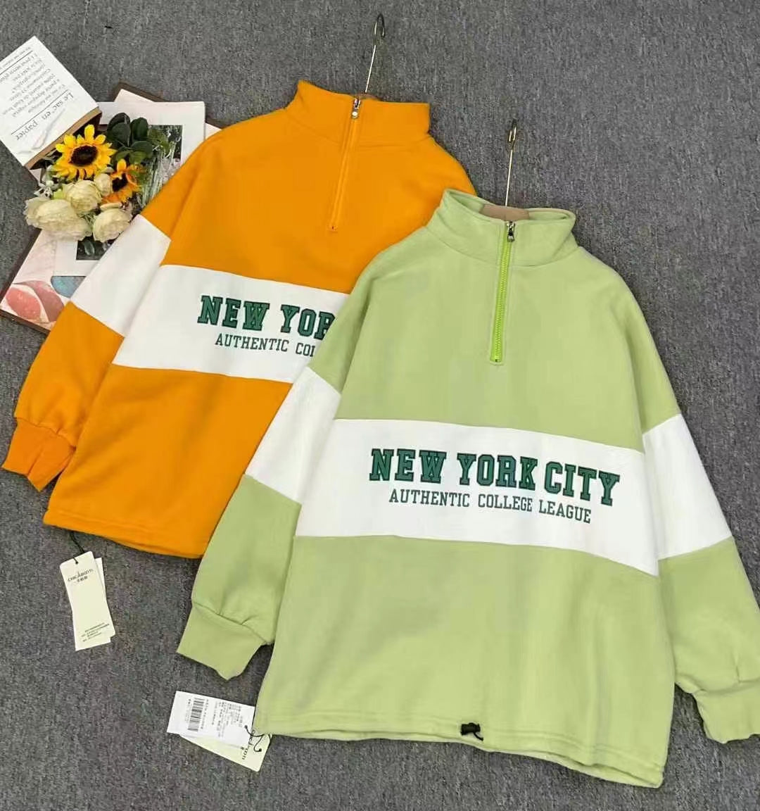 B2-m25 Spring and  autum Long Sleeve Cotton thin's Sweater - Mixbatch