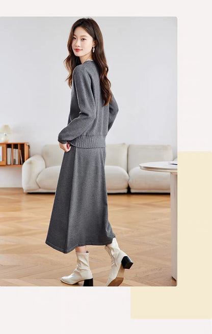 Knitted Two-Piece Set