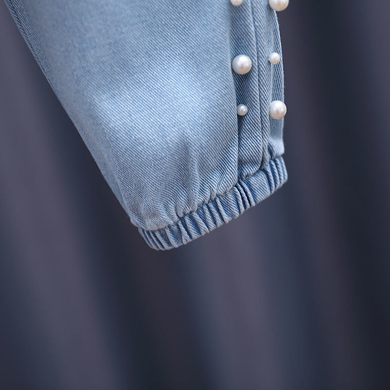 A Children's Denim Pants Set