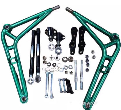 Modified for BMW E36 E46Racing Competition Front Lower Control Arm Large Angle Rear Torsion Bar Adjustment Tie Rod