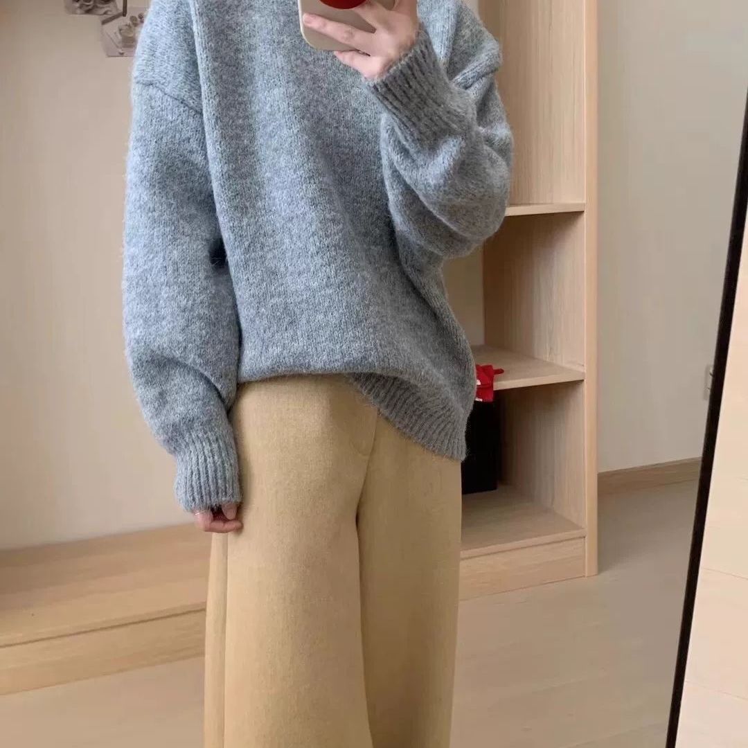 P knitted top sweater