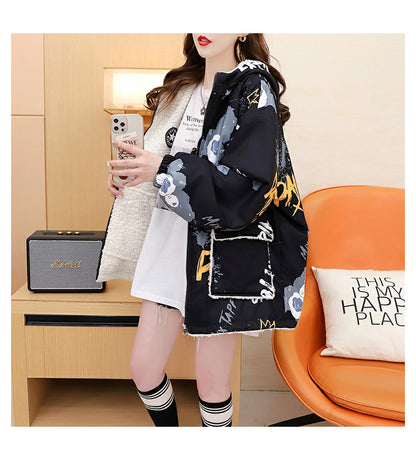 Fleece-Lined Thickened Two-Way Lamb Wool Cardigan Coat for Women