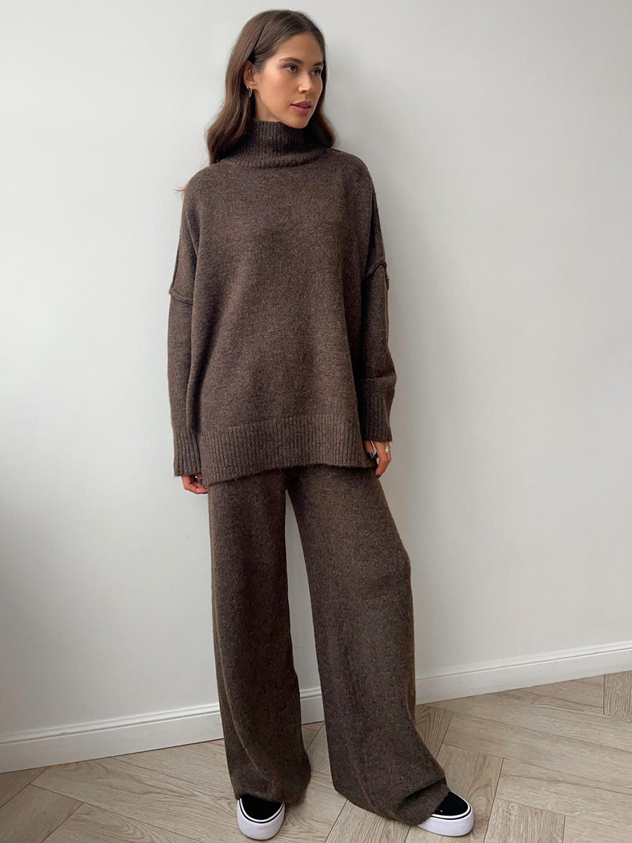 Knitted Long Pants Set