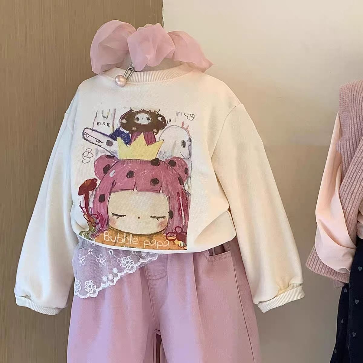 P children's long-sleeved trousers set