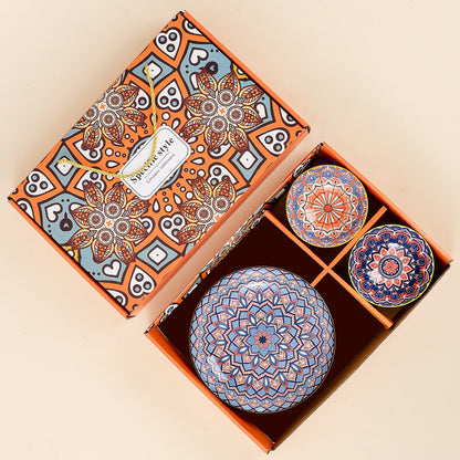 Ceramic Bowl Set Gift Box