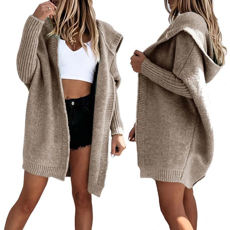 P sweater loose coat