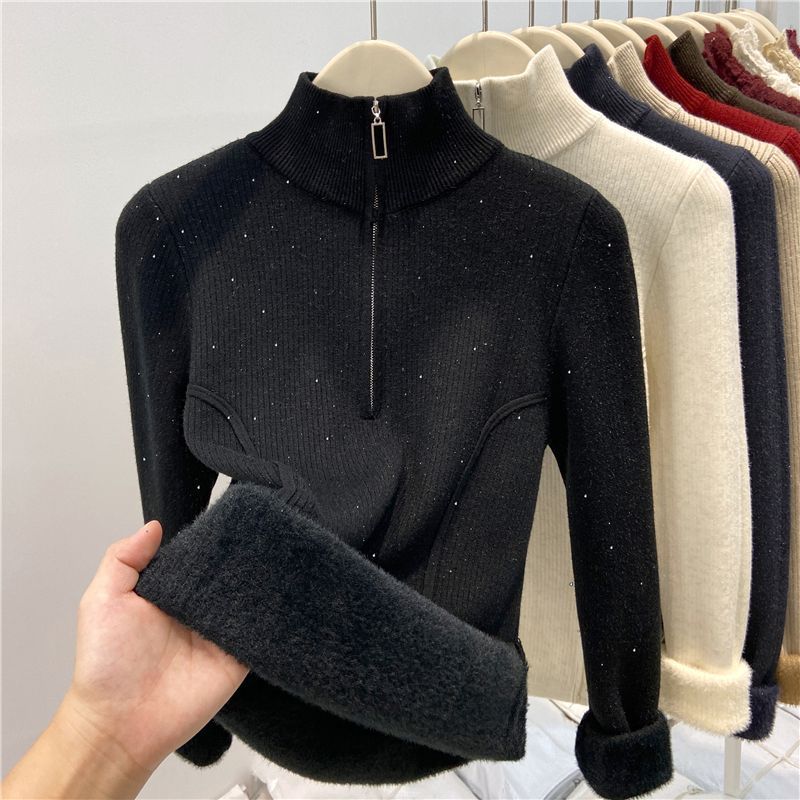 P Knitted sweater thermal top
