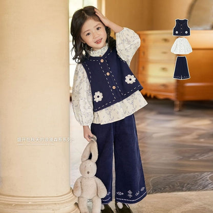 P children's long-sleeved set