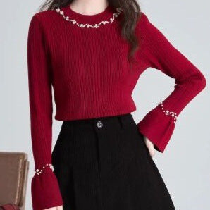Round Neck Knitted Top