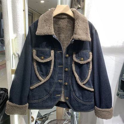 P denim jacket top