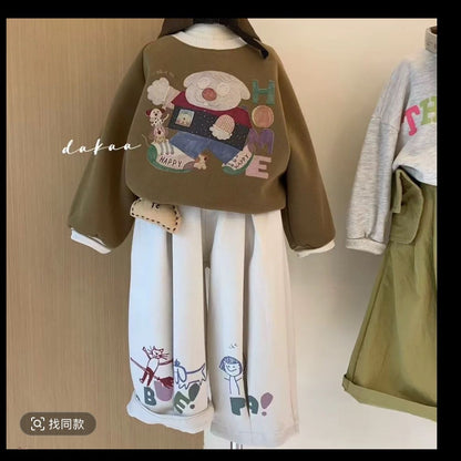 P children's casual sweater set