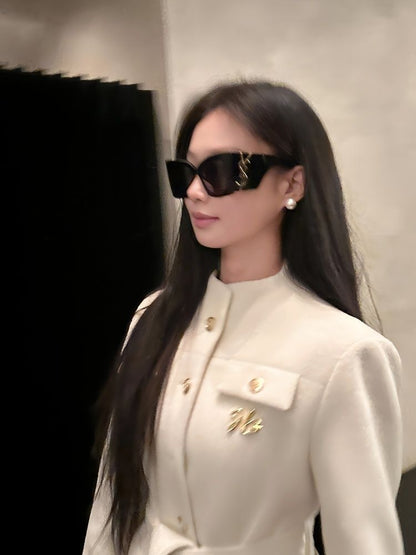 P winter warm long jacket