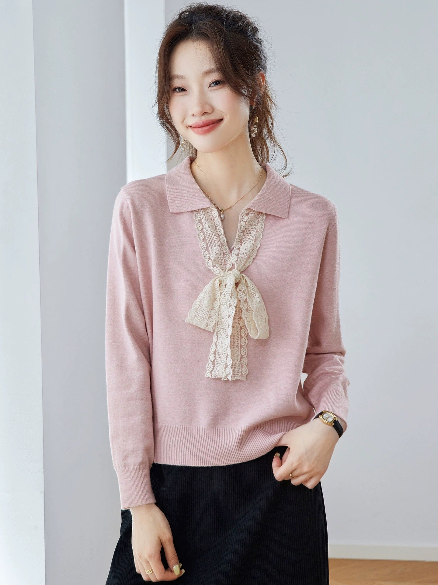 Long Sleeve Knitted Top