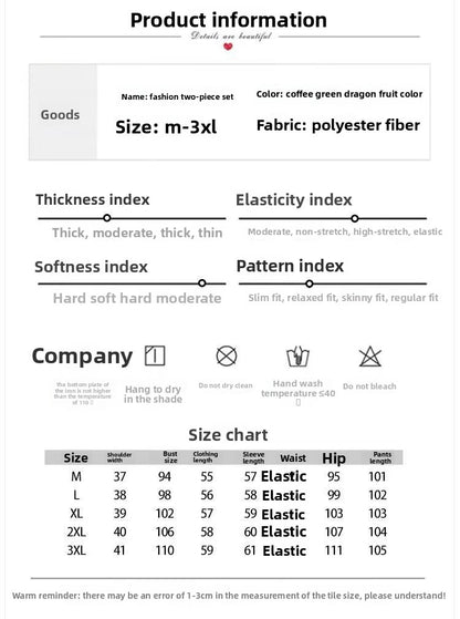 Long Sleeve Long Pants Two Piece Set