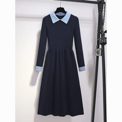 P autumn and winter dress two-piece set