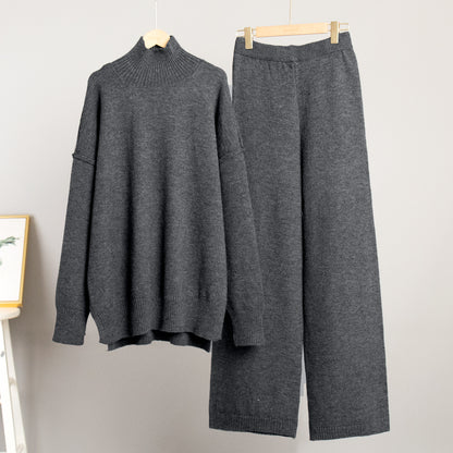 Knitted Long Pants Set